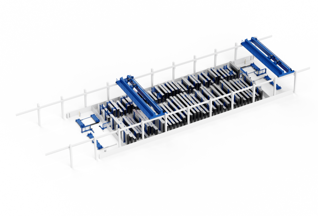 Automatic Crane - Automatisches Kranlager für Langgut von Fehr