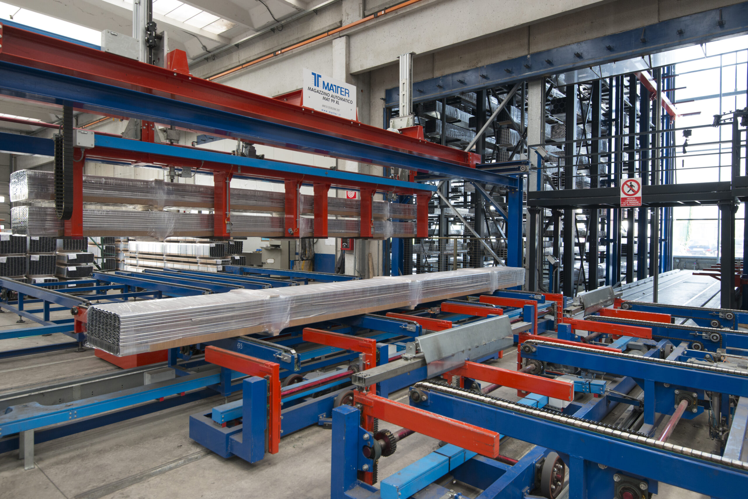 Photo of the MATT 99 - Automated metal bundle warehouse by Matter - Fehr Technology Alliance