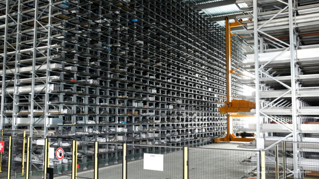 Foto des Fehr Wabenlager für den Stahlhandel bei stürmsfs ag in Goldach